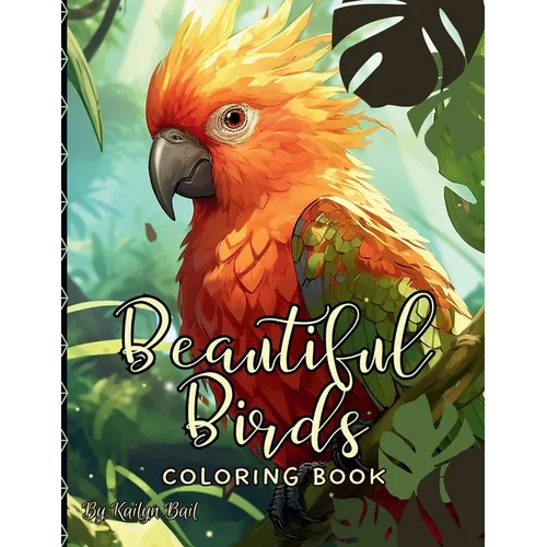 Beautiful Birds Realistic Coloring Book - Paperback