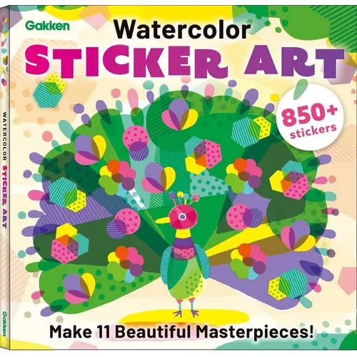 Watercolor Sticker Art - Paperback