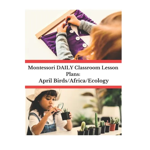 Montessori DAILY Classroom Lesson Plans: April Birds/Africa/Ecology - Paperback