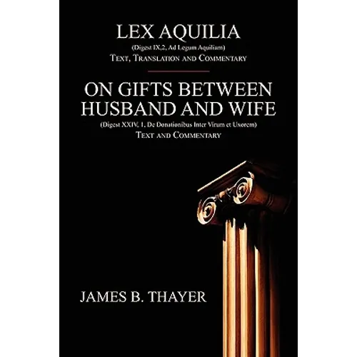 Lex Aquilia - Hardcover