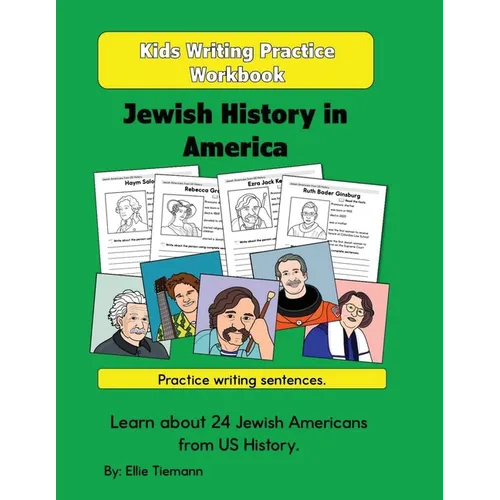 Kids Writing Practice Workbook: Jewish History in America - Paperback