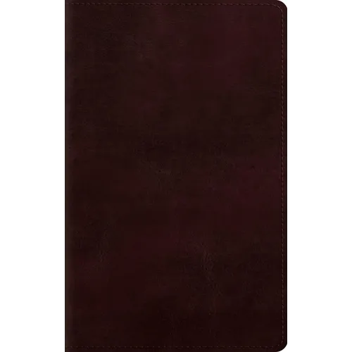 ESV Giant Print Personal Size Bible, Red Letter (Trutone, Mahogany) - Imitation Leather