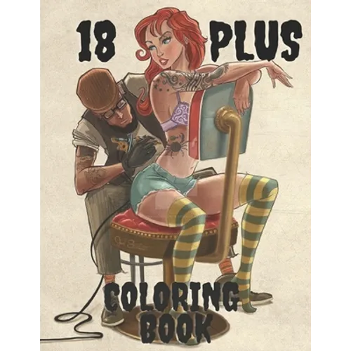18 PLUS coloring book - Paperback