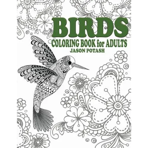 Birds Coloring Book For Adults - Paperback
