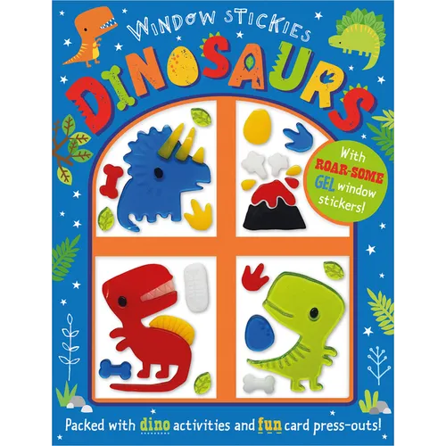 Window Stickies Dinosaurs - Paperback