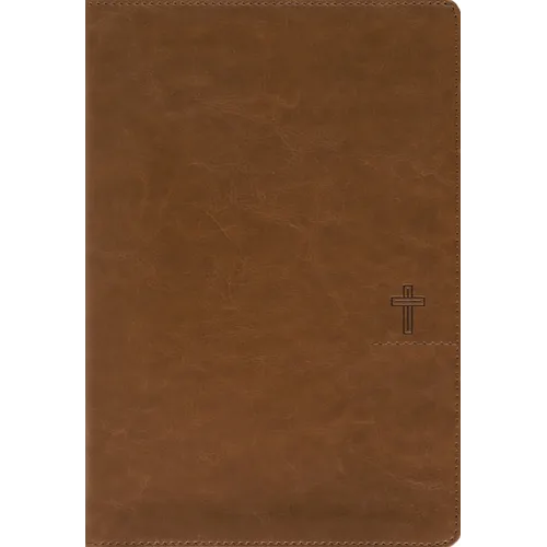 Nasb, Thinline Bible, Giant Print, Leathersoft, Brown, Red Letter, 1995 Text, Comfort Print - Imitation Leather