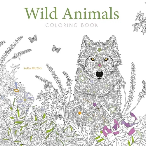 Wild Animals Coloring Book - Paperback