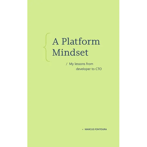 A Platform Mindset: My Lessons from Developer to CTO - Paperback