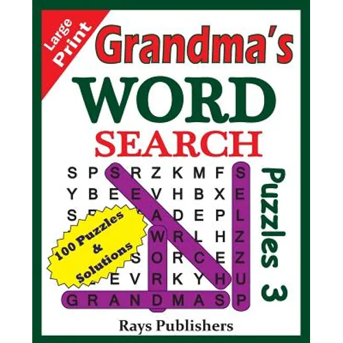 Grandma's Word Search Puzzles 3 - Paperback