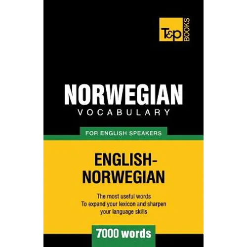 Norwegian vocabulary for English speakers - 7000 words - Paperback