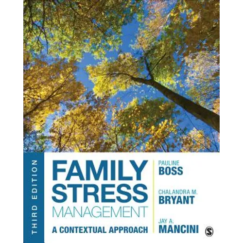 Family Stress Management: A Contextual Approach - Paperback
