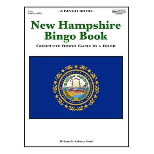 New Hampshire Bingo Book: Compkete Bingo Game In A Book - Paperback