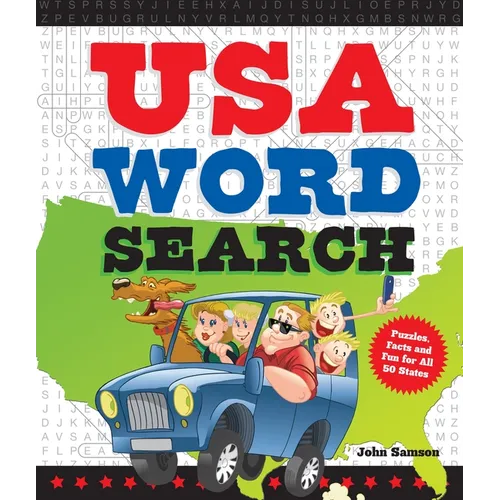 USA Word Search: Puzzles, Facts, and Fun for 50 States - Spiral