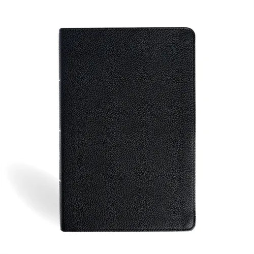 NASB Personal Size Giant Print Bible, Black Genuine Leather, Indexed - Leather