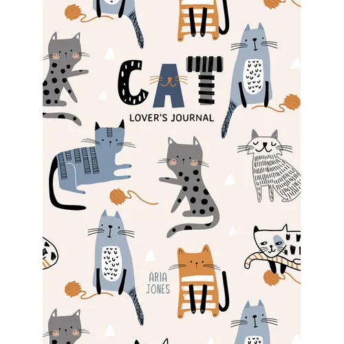 Cat Lover's Blank Journal: A Cute Journal of Cat Whiskers and Diary Notebook Pages (Cat Lovers, Kittens, Daydreamers) - Paperback
