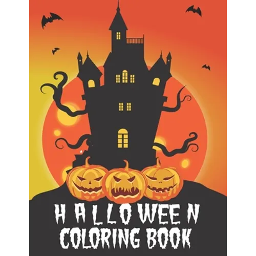 Halloween Coloring Book: Halloween Coloring Book for Kids and Adults - Paperback