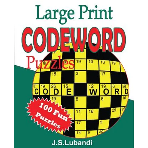 Large Print Codeword Puzzles - Paperback