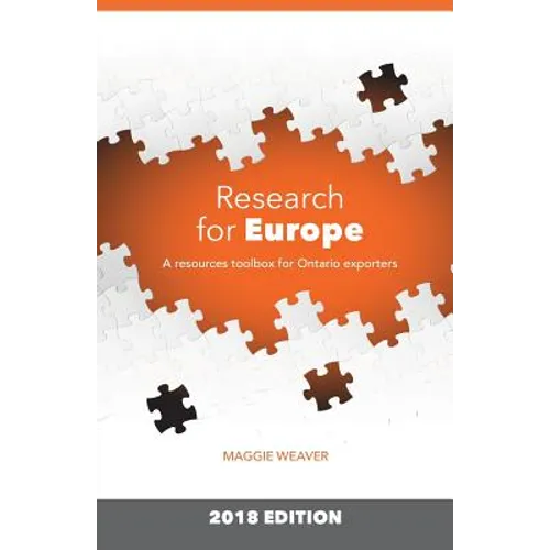 Research for Europe: A resources toolbox for Ontario exporters - Paperback