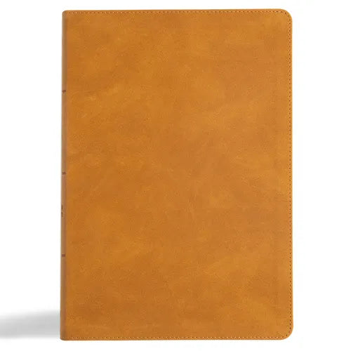 CSB Super Giant Print Reference Bible, Digital Study Edition, Camel Suedesoft Leathertouch - Imitation Leather