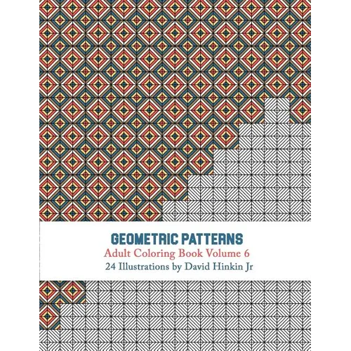 Geometric Patterns - Adult Coloring Book Vol. 6