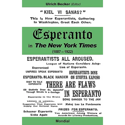 Esperanto in the New York Times (1887 - 1922) - Paperback