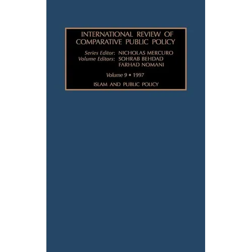 International Review of Comparative Public Policy: Volume 9 - Hardcover