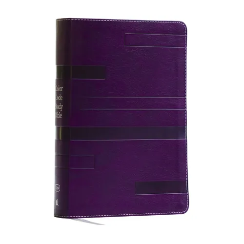 Color Code Study Bible, Revealing God's Truth Color by Color (Kjv, Purple Leathersoft, Red Letter) - Imitation Leather