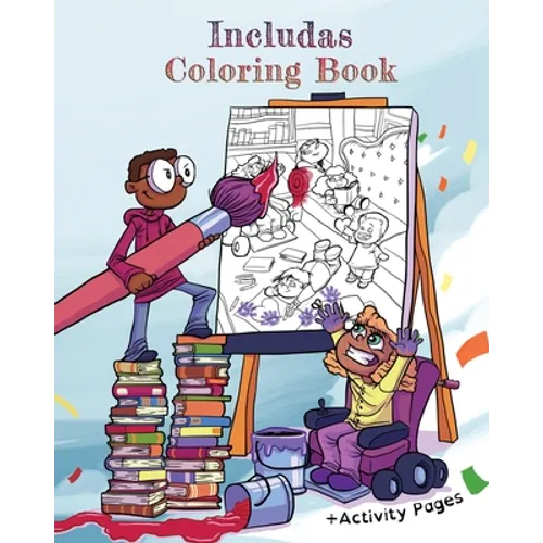Includas Coloring Book: With Disability Inclusive Activity Pages - Paperback