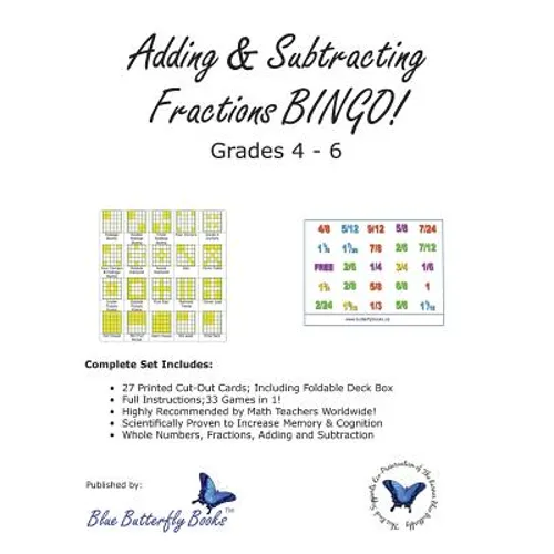 Adding & Subtracting Fractions BINGO! - Paperback