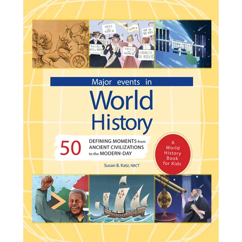 Major Events in World History: 50 Defining Moments from Ancient Civilizations to the Modern Day - Hardcover