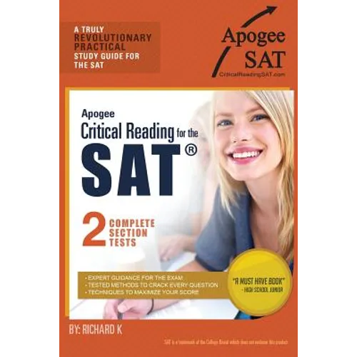 Apogee Critical Reading for the SAT - Paperback
