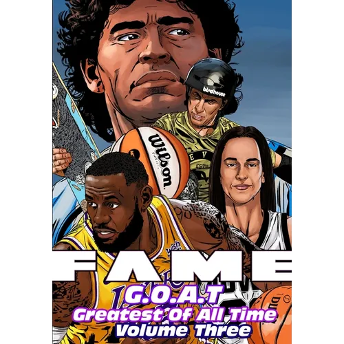Fame: Lebron James, Caitlin Clark, Tony Hawk & Diego Maradona - Paperback