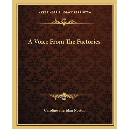 A Voice From The Factories - Paperback
