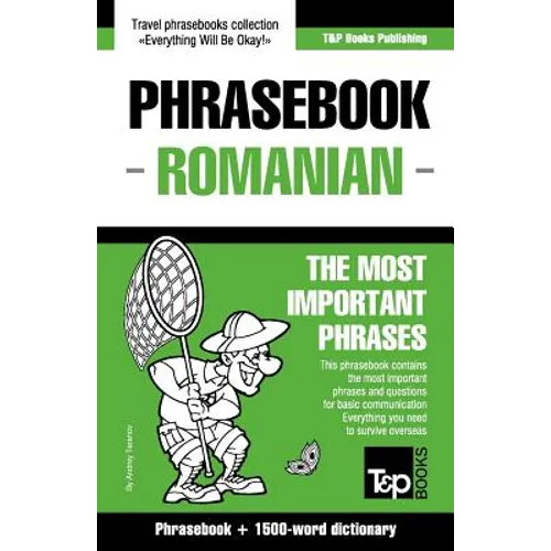 English-Romanian phrasebook and 1500-word dictionary - Paperback