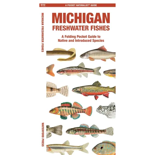 Michigan Freshwater Fishes: A Folding Pocket Guide to Native and Introduced Species - Paperback
