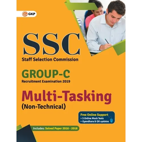 SSC 2019 Group C Multi-Tasking (Non Technical) - Guide - Paperback