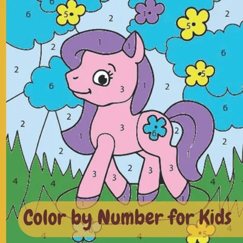 Color by Number for Kids: Animal color activity book, A new way of coloring is in numbers to help children improve their concentration. Activity - Paperback