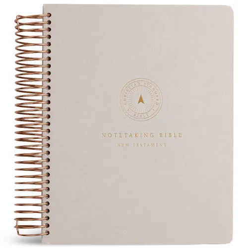 CSB Spiral-Bound Notetaking Bible, Optimal Type, New Testament - Spiral