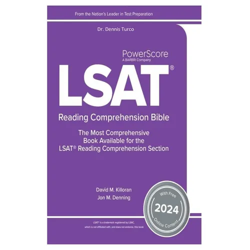 2024 LSAT Reading Comprehension Bible - Paperback