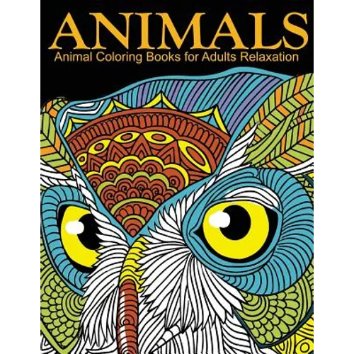 Animal Coloring Books for Adults Relaxation - Paperback