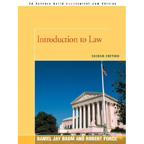 Introduction to Law: Second Edition - Paperback