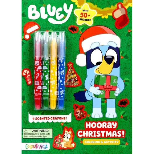 Bluey Colortivity: Hooray Christmas! - Paperback