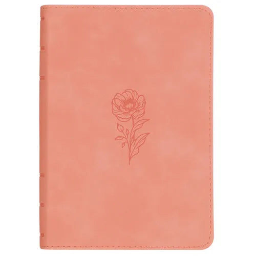 KJV Bible Compact LP Faux Leather, Pink - Leather