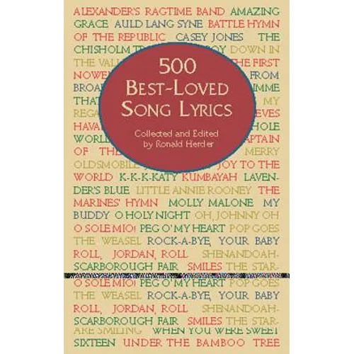 500 Best-Loved Song Lyrics - Paperback