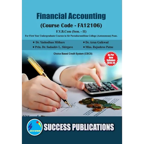 Financial Accounting(F.Y.B.Com, S.P. College, Sem.-II) - Paperback