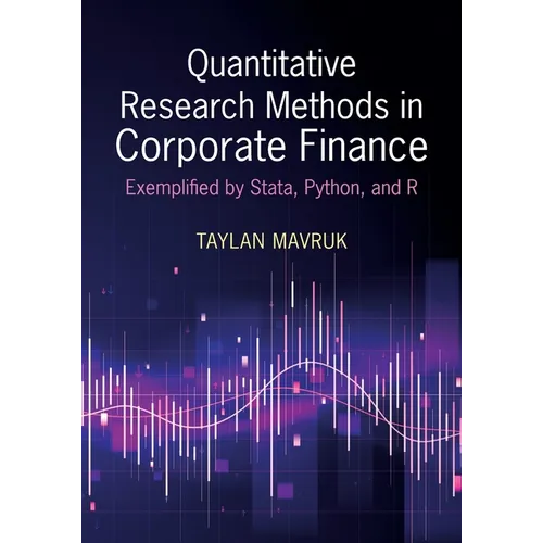 Quantitative Research Methods in Corporate Finance - Paperback