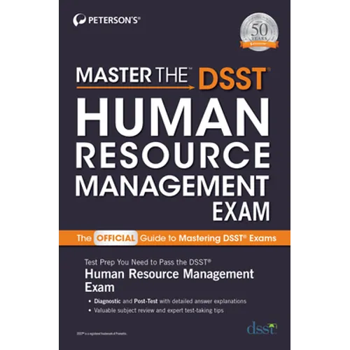 Master the Dsst Human Resource Management Exam - Paperback