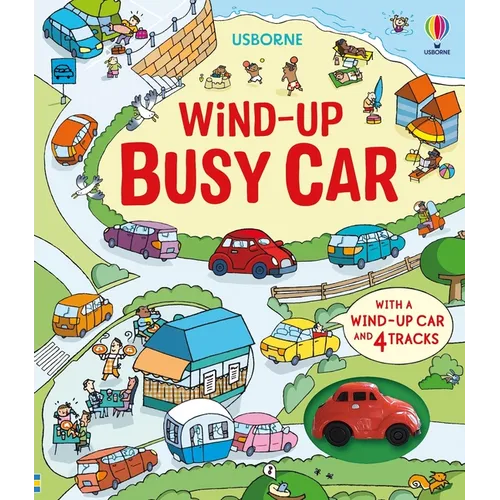 Wind-Up Busy Car - Board Book