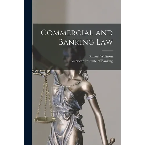 Commercial and Banking Law - Paperback