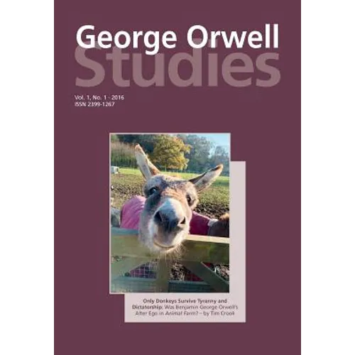 George Orwell Studies Vol.1 No.1 - Paperback